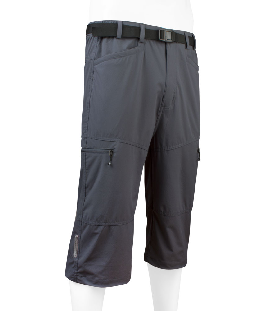 Men's Pedal Pushers Commuting Knicker in Charcoal