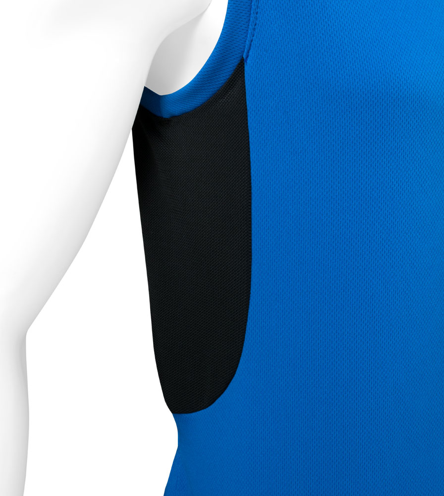 Men's Pro Sleeveless Cycling Jersey Armpit Mesh Detail