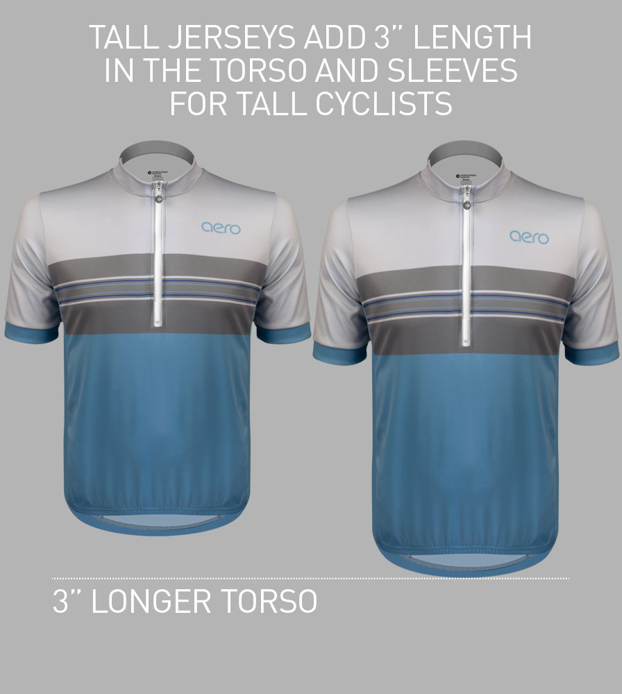 Strata Men's Printed Sprint Tall Cycling Jersey