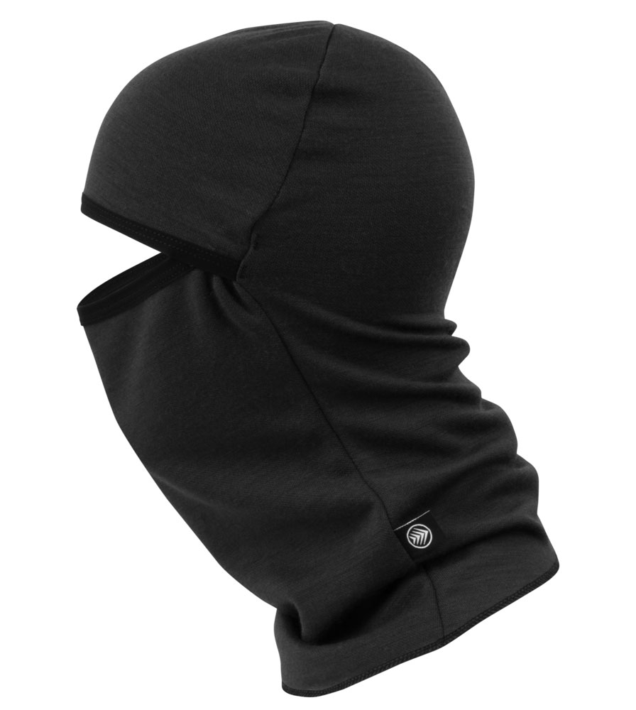 Merino Wool Balaclava Black Side