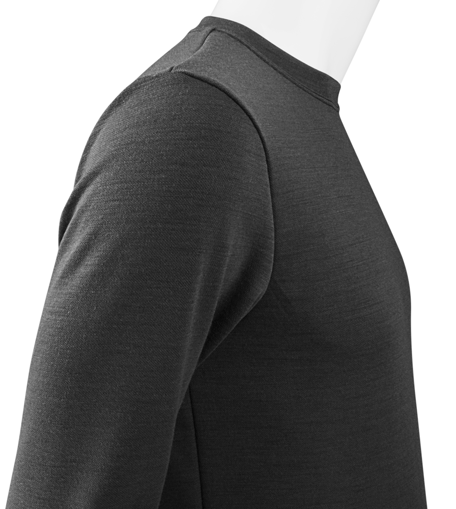 Men's Merino Wool Cold Weather Base Layer Side Detail