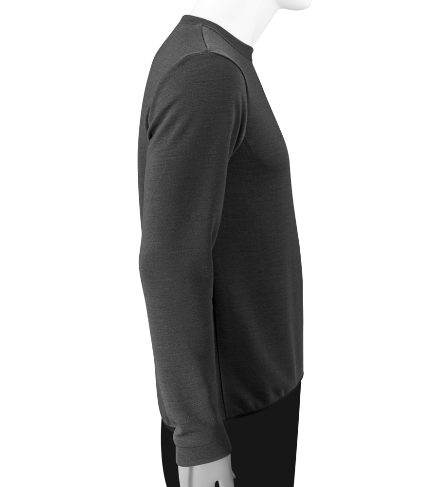 Merino Wool Long Sleeve Base Layer - Designed for cyclists