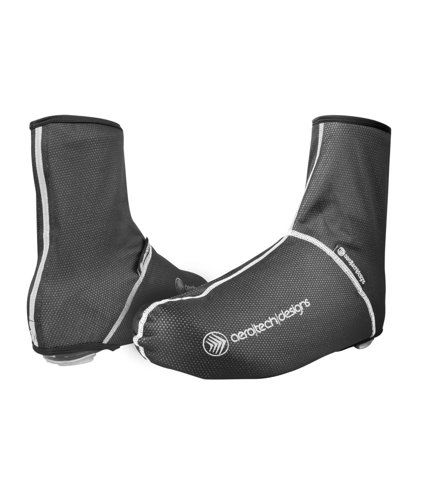 Windproof Cycling Shoe Cover with reflective tape and velcro closure