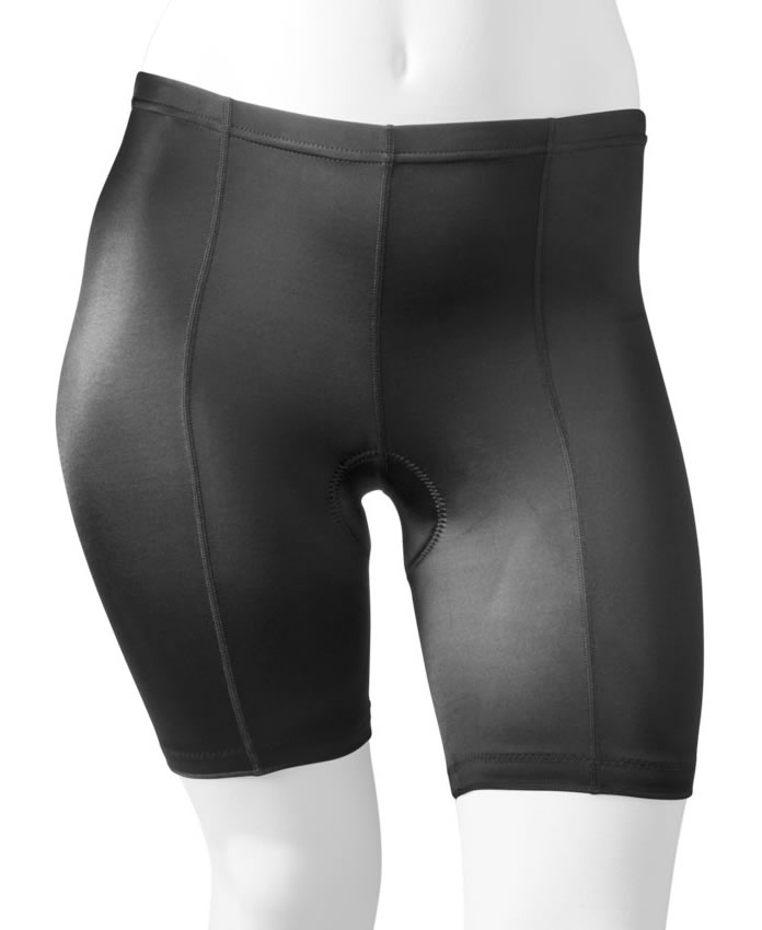 plus size black bike shorts