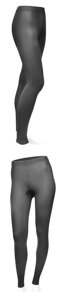 Plus women padded cycle tights