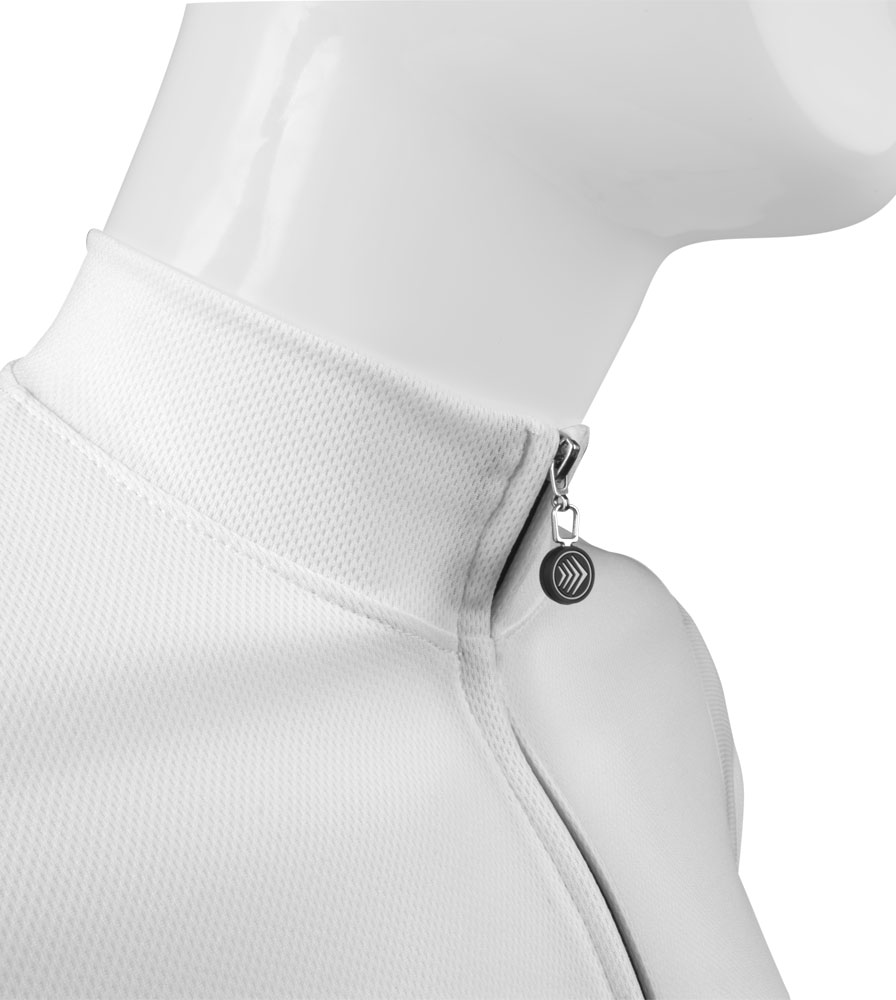 Recumbent Cycling Jersey Collar Detail