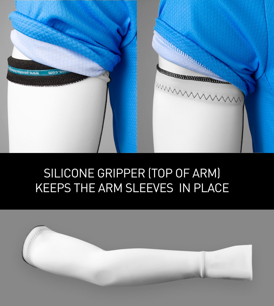 Eclipse Sun Protection Sleeve Silicone Arm Gripper Detail