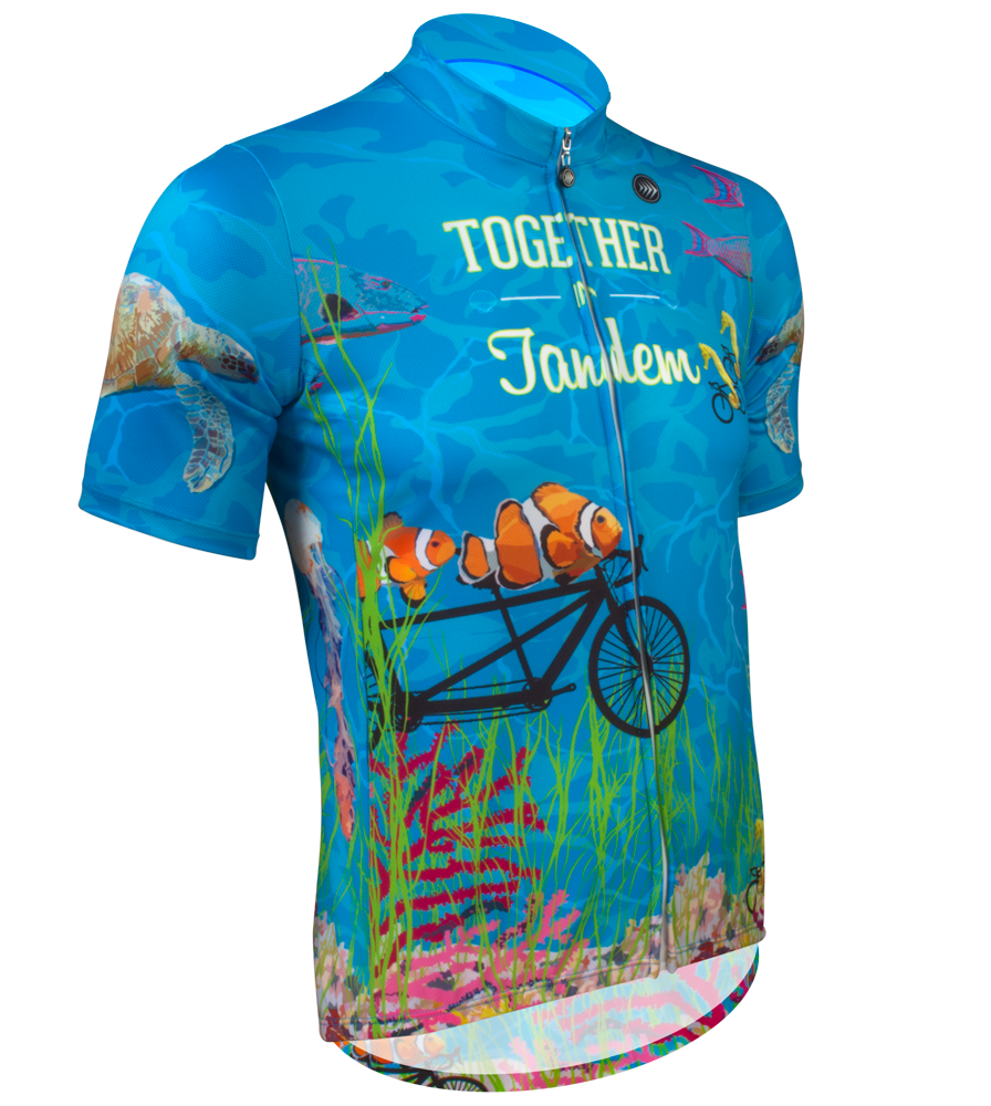 his and hers tandem cycling jerseys