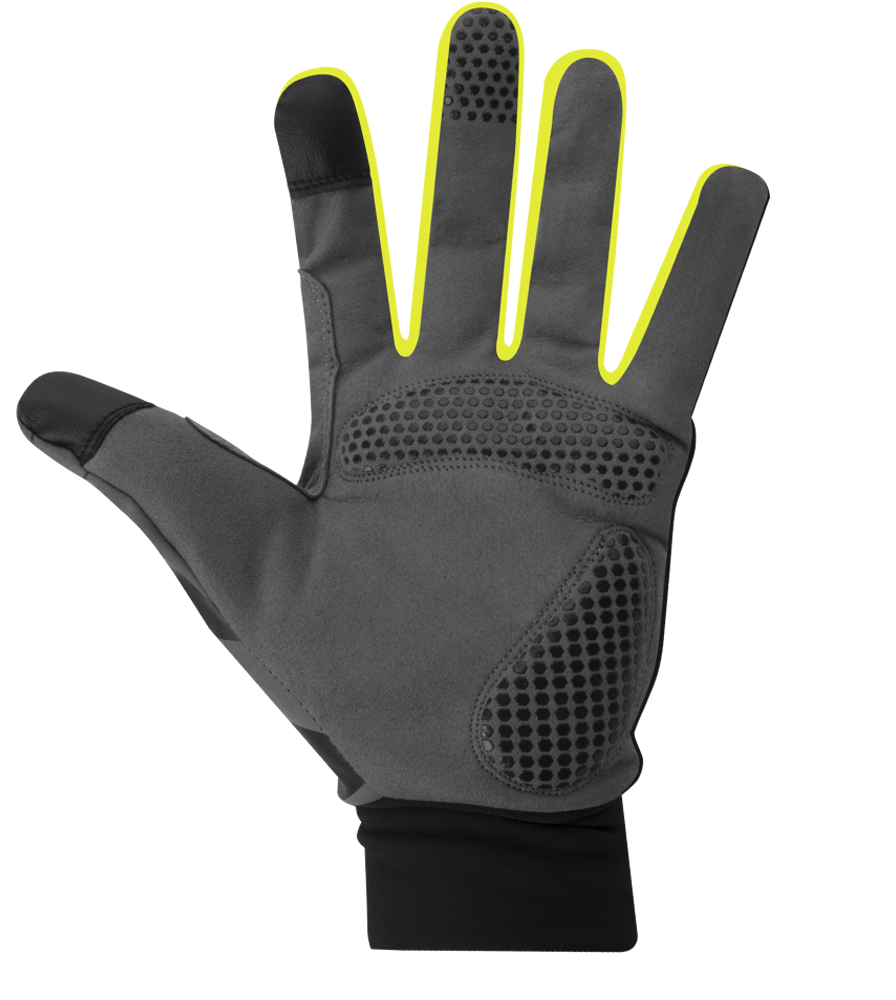 Urban Street Line Reflective Cycling Glove Palm Detail