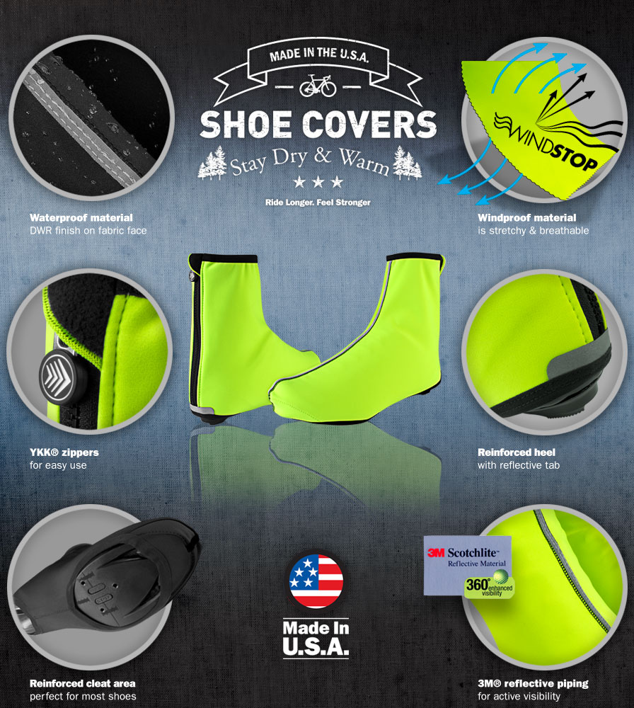 USA Made Shoe Cover Features