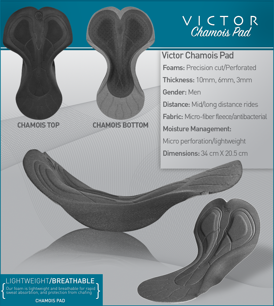 Victor Chamois Pad Features Victor Chamois Pad Features