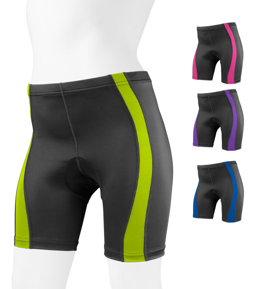 colorful cycling shorts