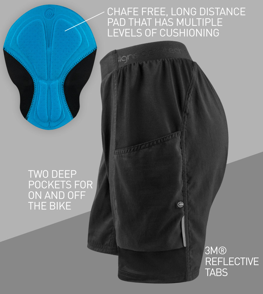 Women's USA MTB Short Back Features