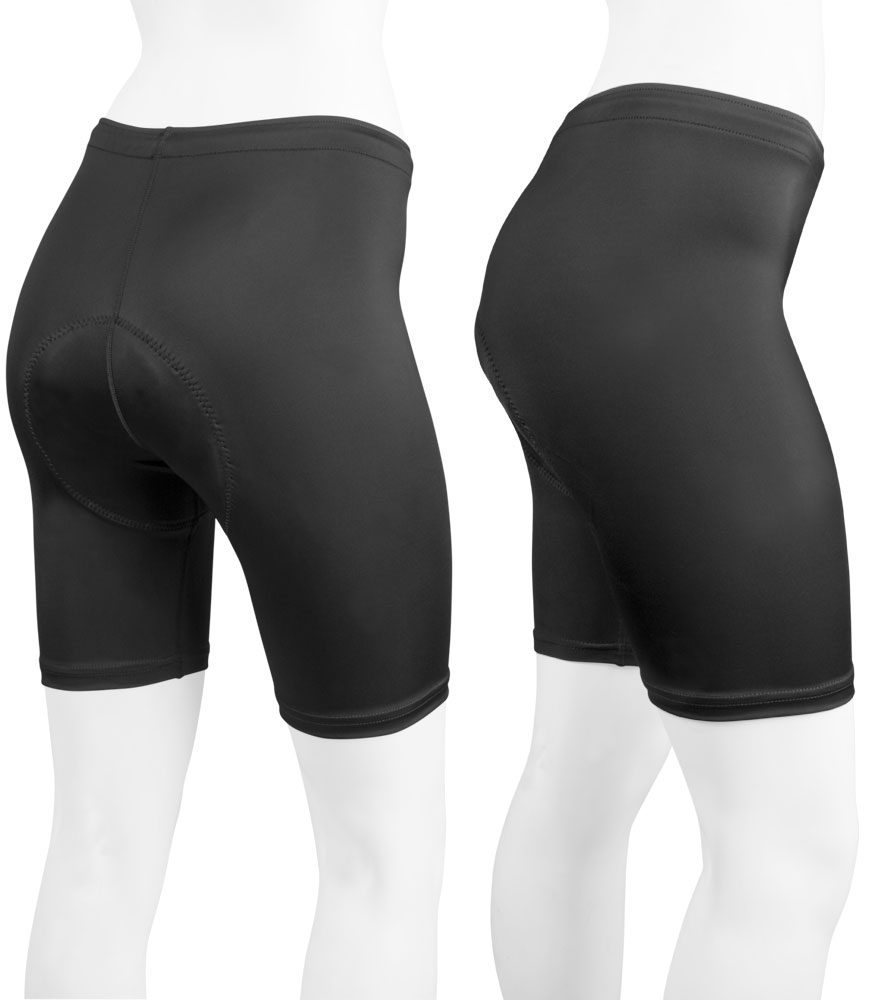 womens padded cycling shorts plus size