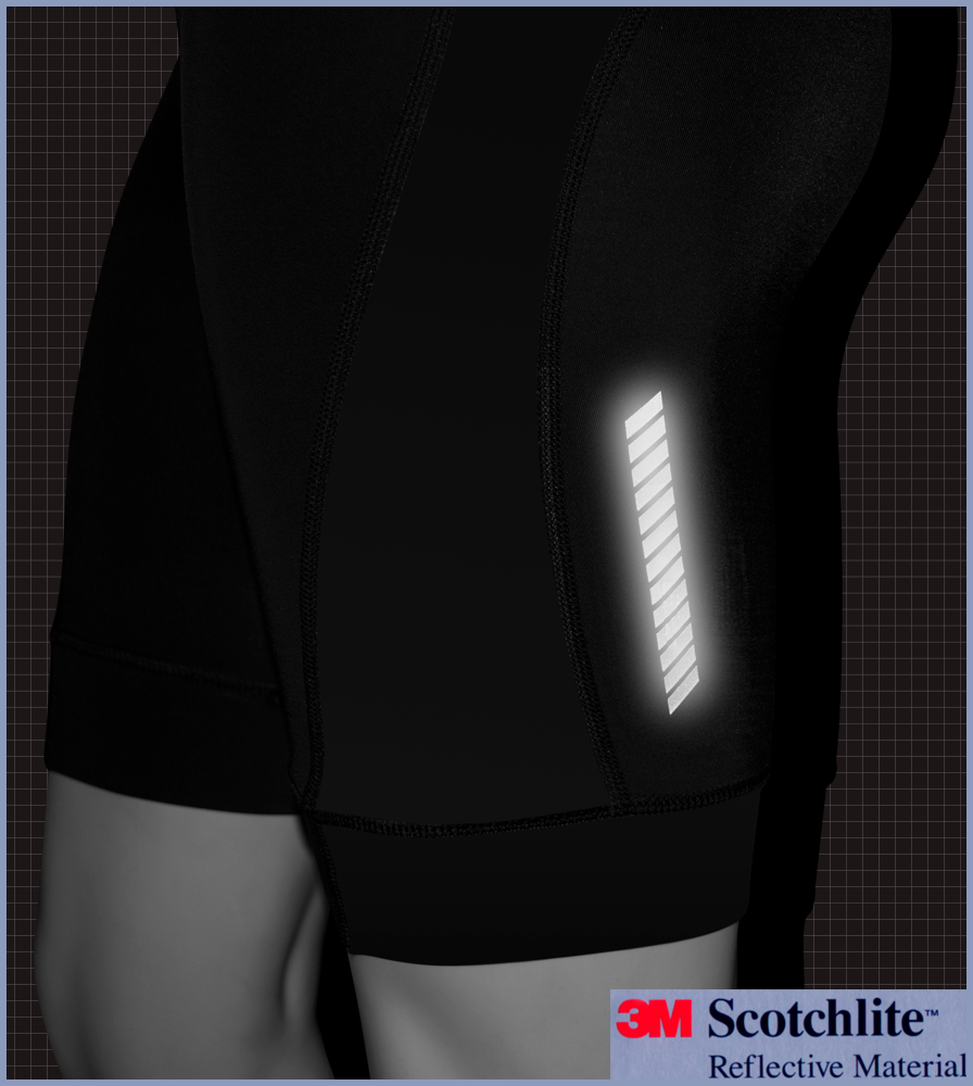 Women's Elite Padded Cycling Short with 3M Reflective Accents