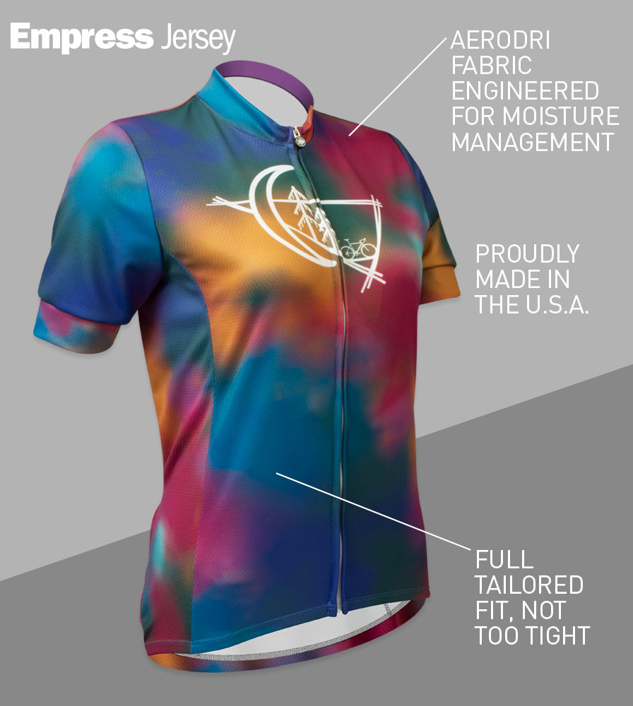 Women's Specific Empress Dreamer Cycling Jersey Front Features