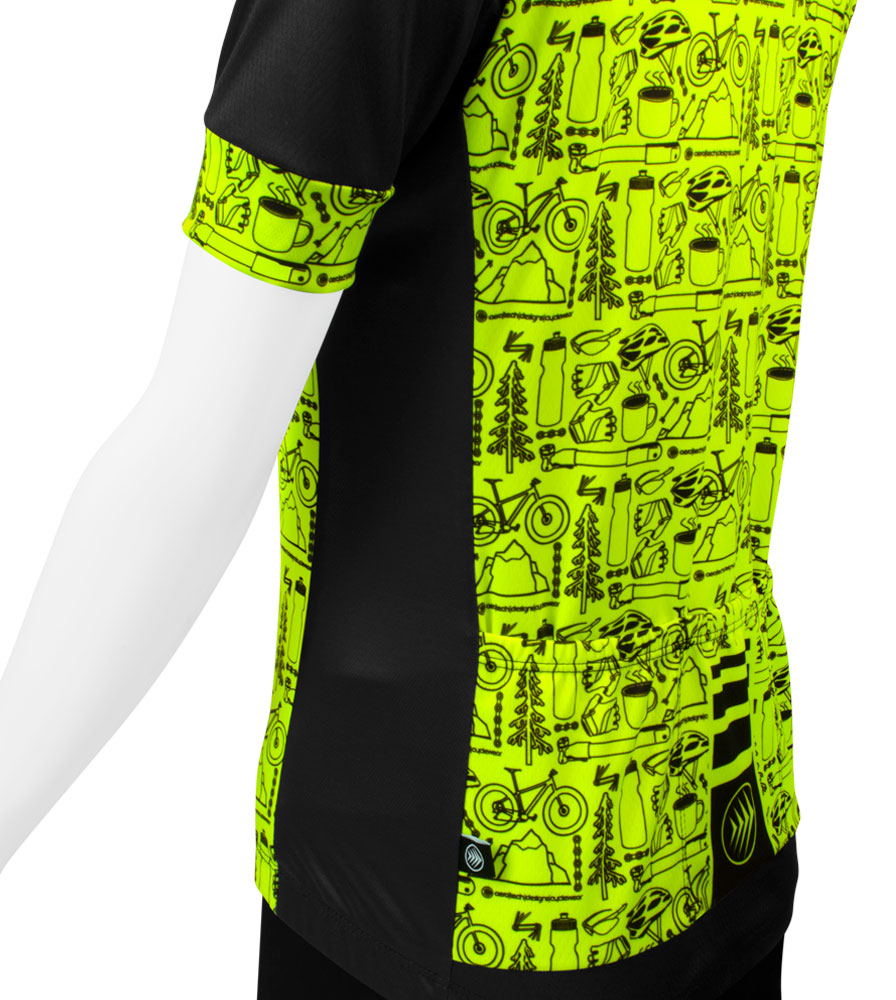 Side Panel View on the Women's Fierce Motivate Jersey