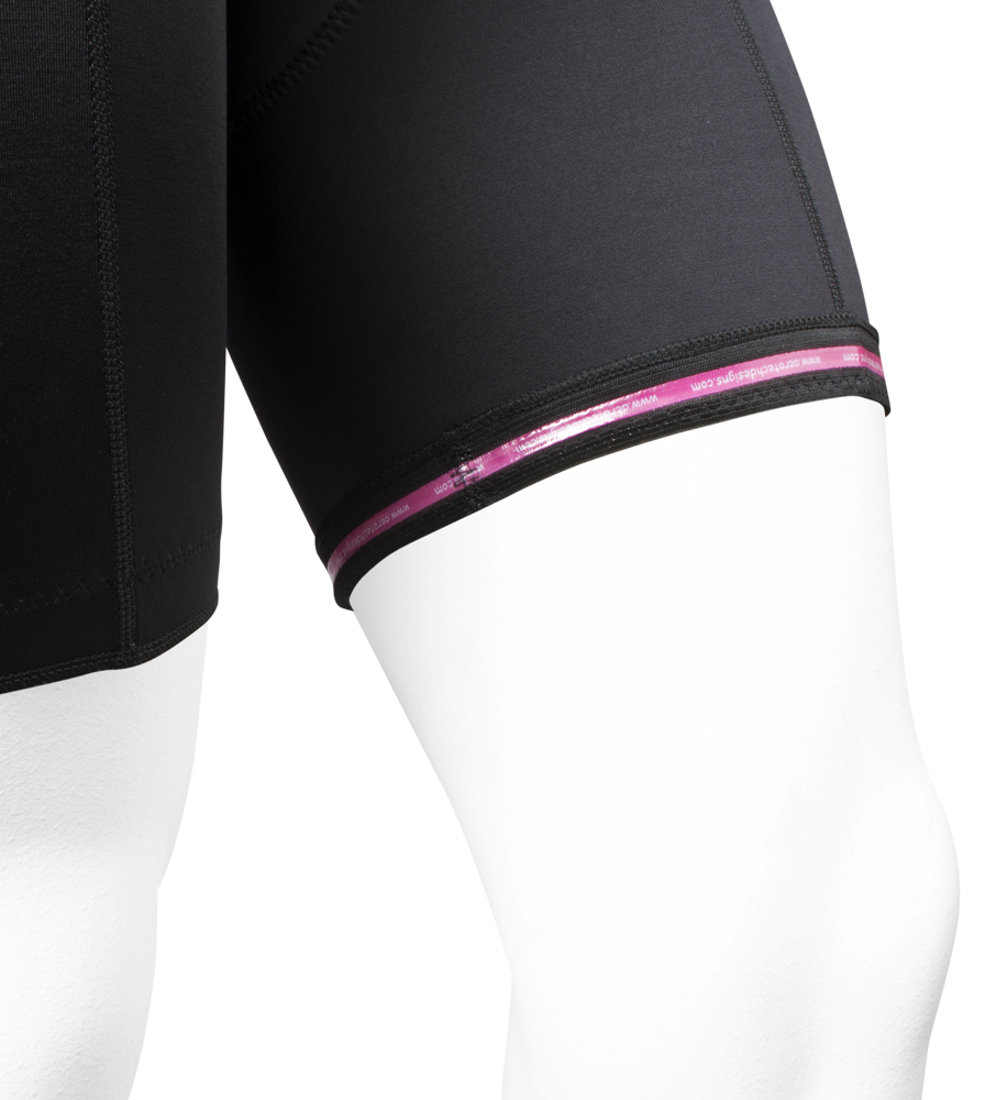 Women's Top Shelf Cycling Shorts Leg Gripper Detail