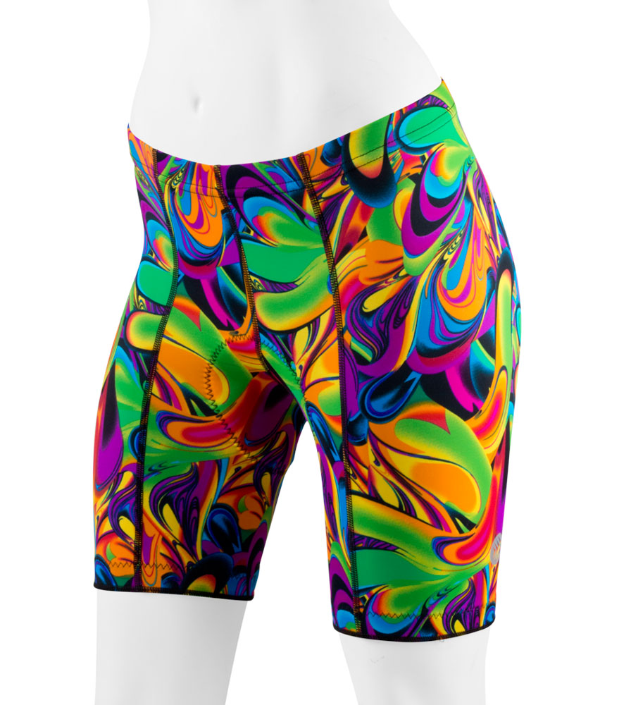 coloured cycling shorts