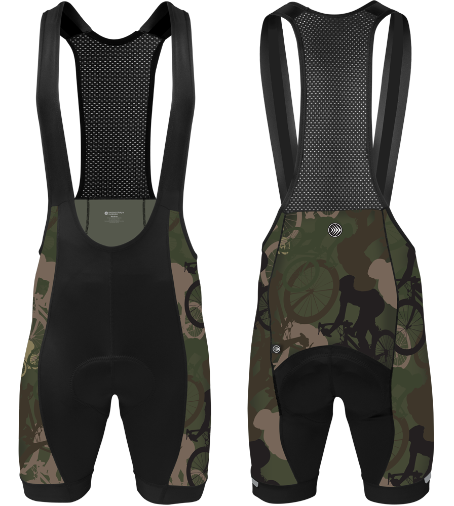 camo cycling jersey