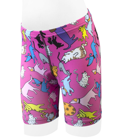 girls padded bike shorts