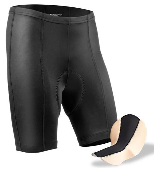 Tall Men's Cycling Pro Bike Shorts with comfortable chamois pad