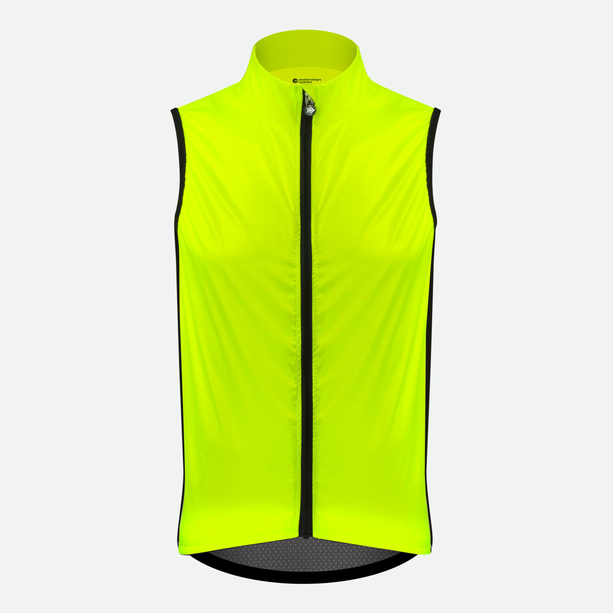 Lightweight Safety Yellow Cycling Vest | High Visibility | Made in USA