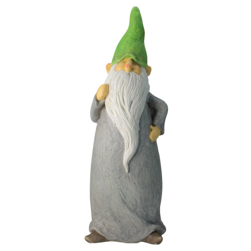 29" Standing Gnome with Robe Outdoor Garden Statue