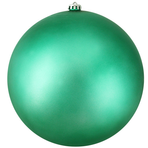 Matte Seafoam Green Shatterproof Christmas Ball Ornament 10" (250mm)