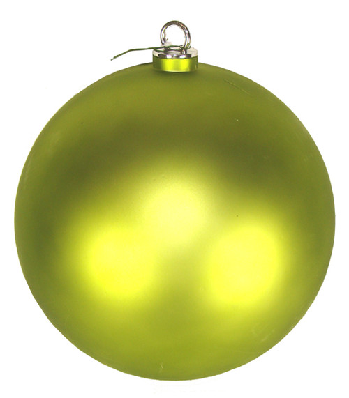 Kiwi Green Matte Shatterproof Christmas Ball Ornament 12" (300mm)