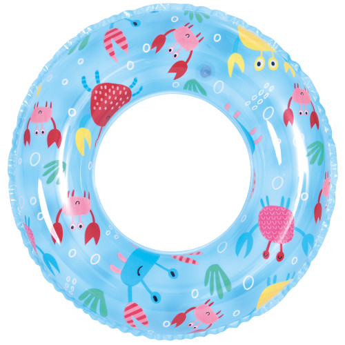 Inflatable Cute Crustaceans Children's Inner Tube Ring Float, 24-Inch