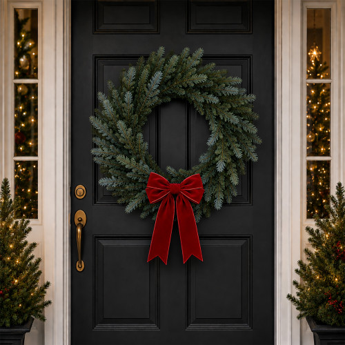 Real Touch™ Blue Spruce Artificial Christmas Wreath - 36" - Unlit