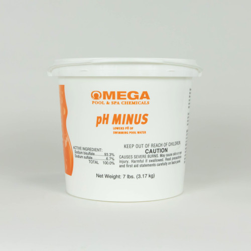 7 Lb - Omega pH Minus Reducer for Swimming Pools