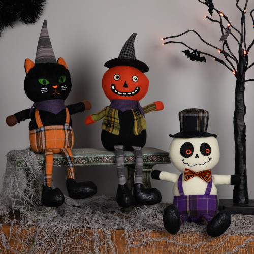 Creepy Trio of Halloween Figures - 17" - Set of 3