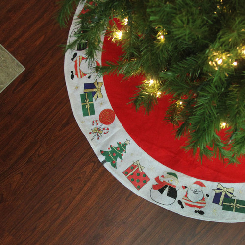 Christmas Day Fun Christmas Tree Skirt - 48"