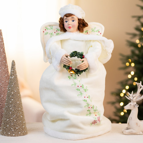 LED Lighted Animated and Musical Christmas Angel Figure - 22"