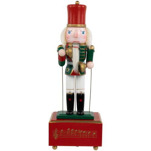 Musical and Animated Cymbalist Christmas Nutcracker - 12"