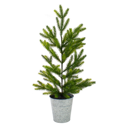 2' Potted Pine Medium Artificial Christmas Tree - Unlit