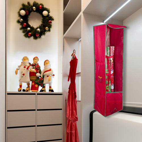 Vertical Hanging Christmas Decoration Organizer Storage Bag - 36"