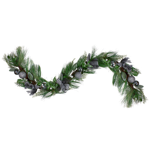 Real Touch™️ Winter Foliage and Berries Artificial Christmas Garland - 6' x 12" - Unlit