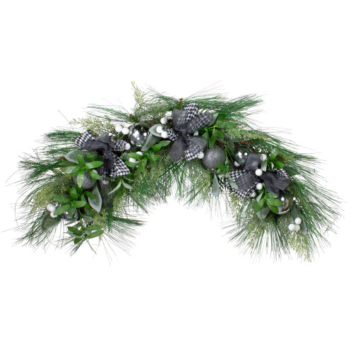 Real Touch™ Winter Foliage and Berries Artificial Christmas Swag - 36" - Unlit