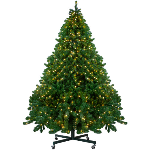 9' Pre-Lit Full Olympia Pine Artificial Christmas Tree - Warm White Lights