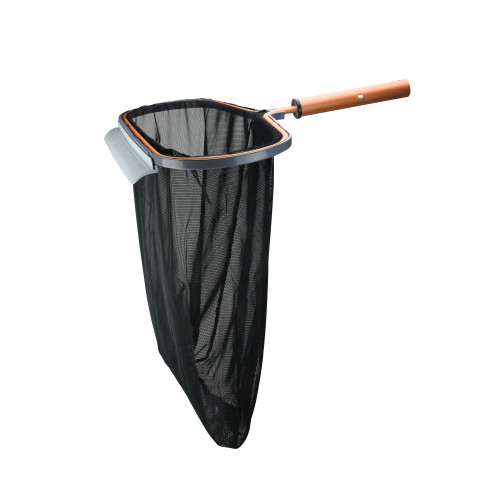 19.75" Gray Heavy Duty Frame Leaf Pool Rake