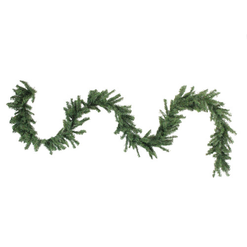 Canadian Pine Commercial Length Artificial Christmas Garland - 100' x 14" - Unlit