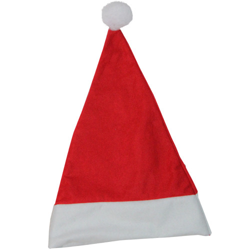 Red and White Unisex Adult Christmas Santa Claus Hat Costume Accessory - One Size