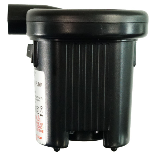 Black AC or DC Handheld Electric Powered Inflate and Deflate Air Pump