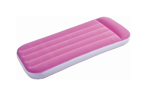 5' Children's Pink Indoor/Outdoor Air Mattress with Head Rest