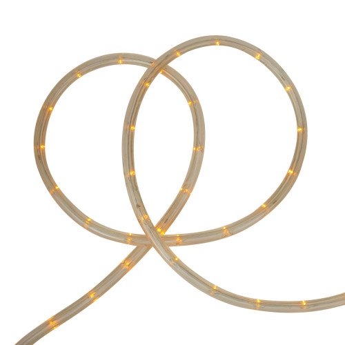 LED Commercial Grade Outdoor Christmas Spool Rope Lights - Yellow - 150' Clear Wire