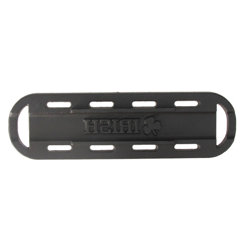 8" Black Cast Branding Grill St. Patrick's Shamrock Logo