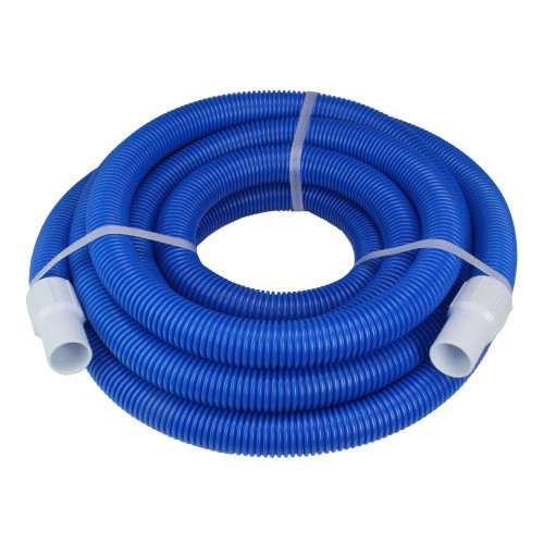 Dark Blue and White Blow Molded PE Vacuum Hose 24' x 1.25"